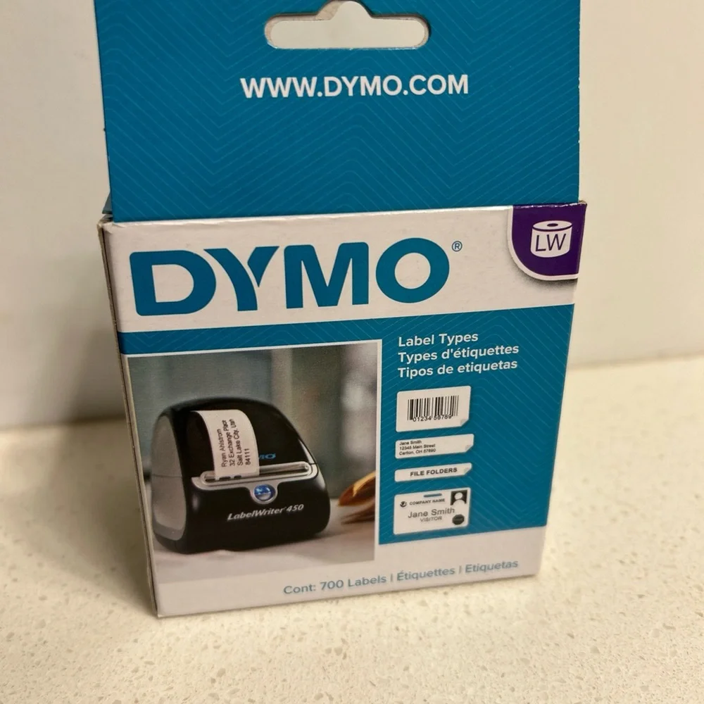 Dymo LabelWriter Labels White 1 1/8 x 3.5